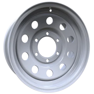 Envy Wheels – TRAILER STEEL MODULAR – White – 15″x6″ 0mm – All weather Wheels – 200WM-15655